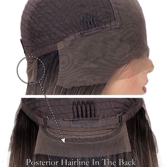 ? INDIA BROWN OMBRÉ STRAIGHT LACE FRONT WIG *NEW*